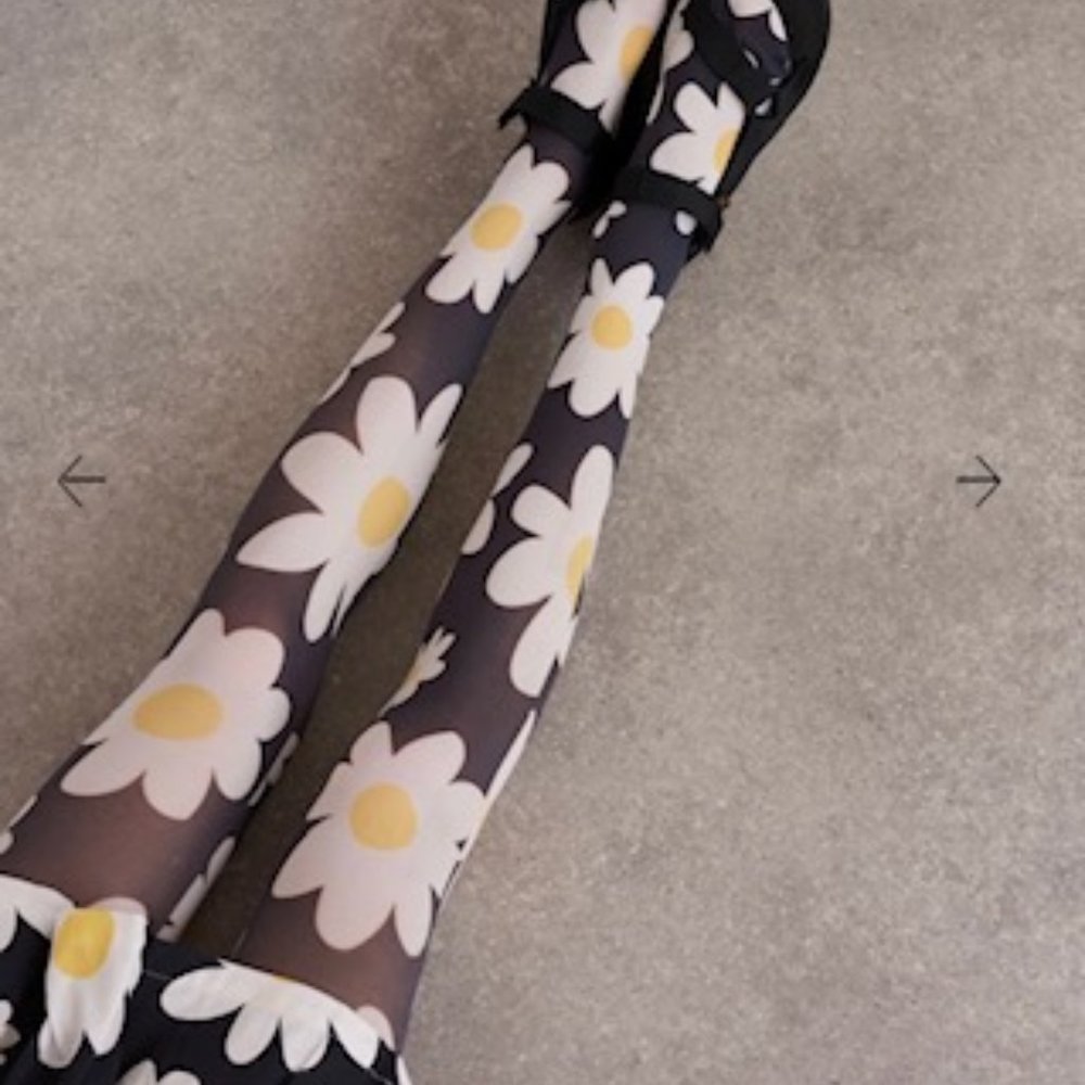 Lazy Oaf Daisy Chain Tights L/XL